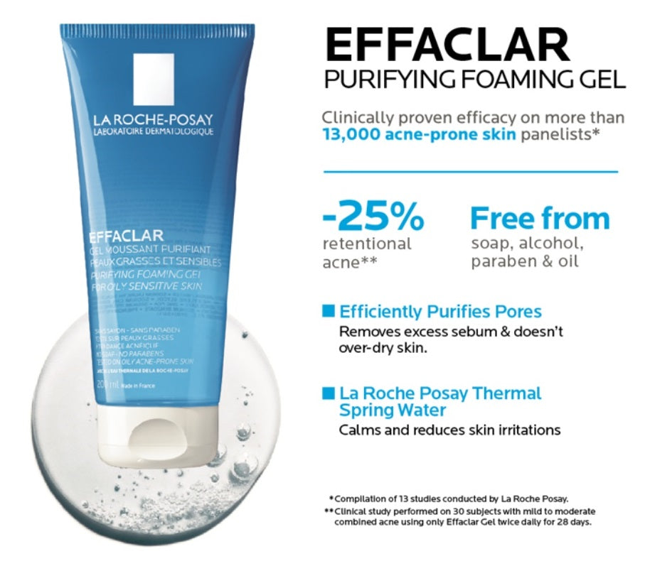 La Roche-Posay Effaclar Purifying Foaming Gel 200ML