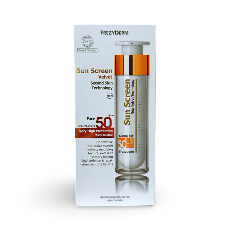 Frezyderm Sunscreen Velvet Face SPF50+(50ml)