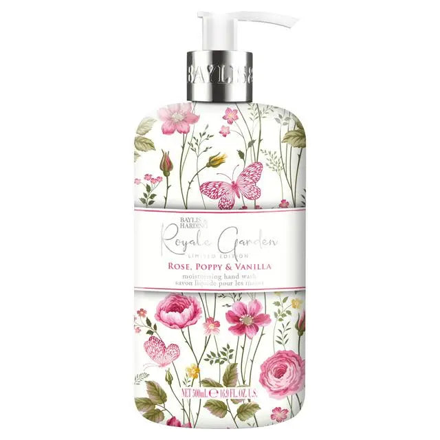 Baylis & Harding Royale Garden Rose, Poppy & Vanilla Hand Wash 500ML