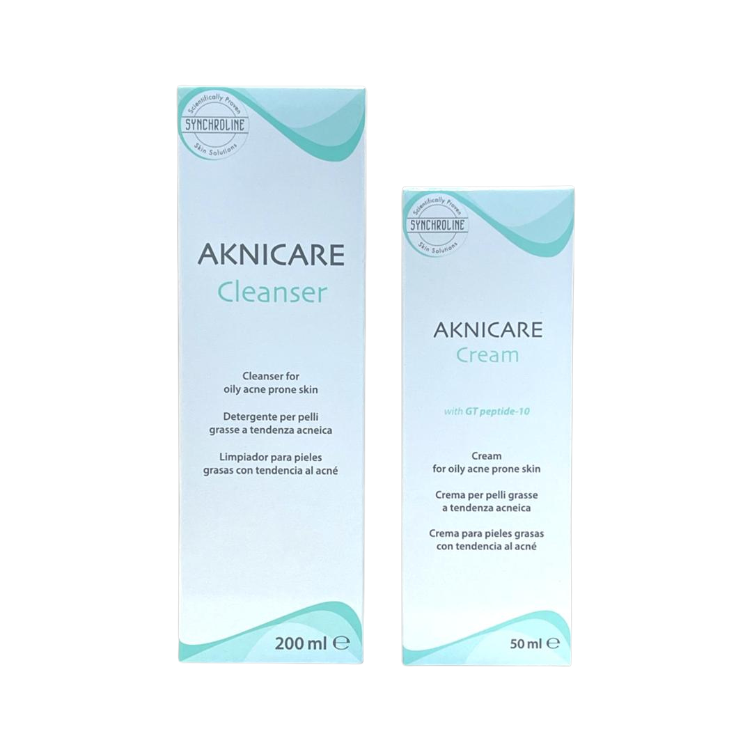 Aknicare Acne Care Basic Set (Aknicare Cleanser 200ML + Aknicare Cream 50ML)