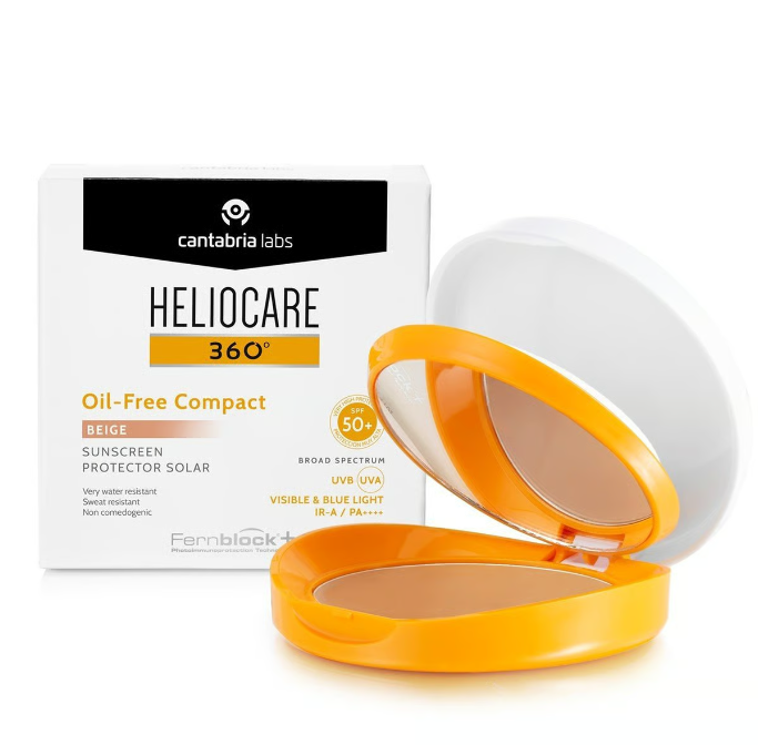 Heliocare 360° Oil-Free Compact Beige SPF 50+ 10ML (Beige)