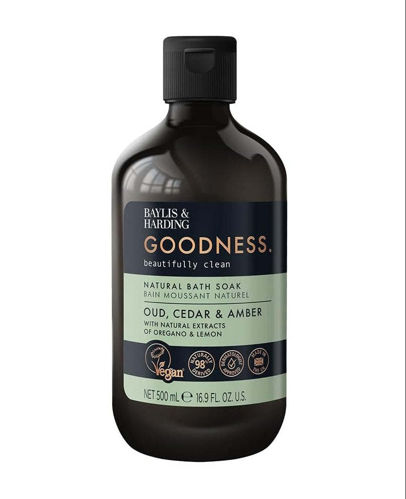 Baylis & Harding Goodness Oud, Cedar & Amber Body Wash 500ML (Copy)