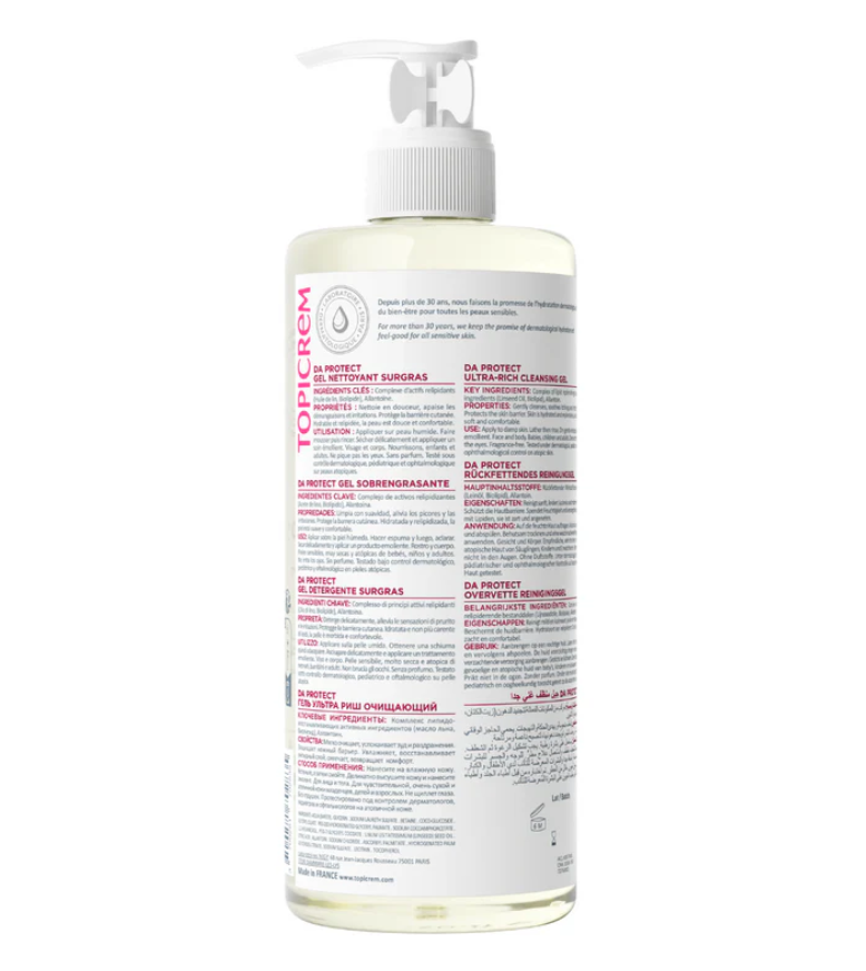 Topicrem Ultra-Rich Cleansing Gel 500ML