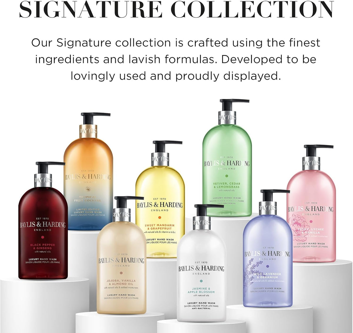Baylis & Harding Signature Wild Lavender & Geranium Luxury Hand Wash 500ML