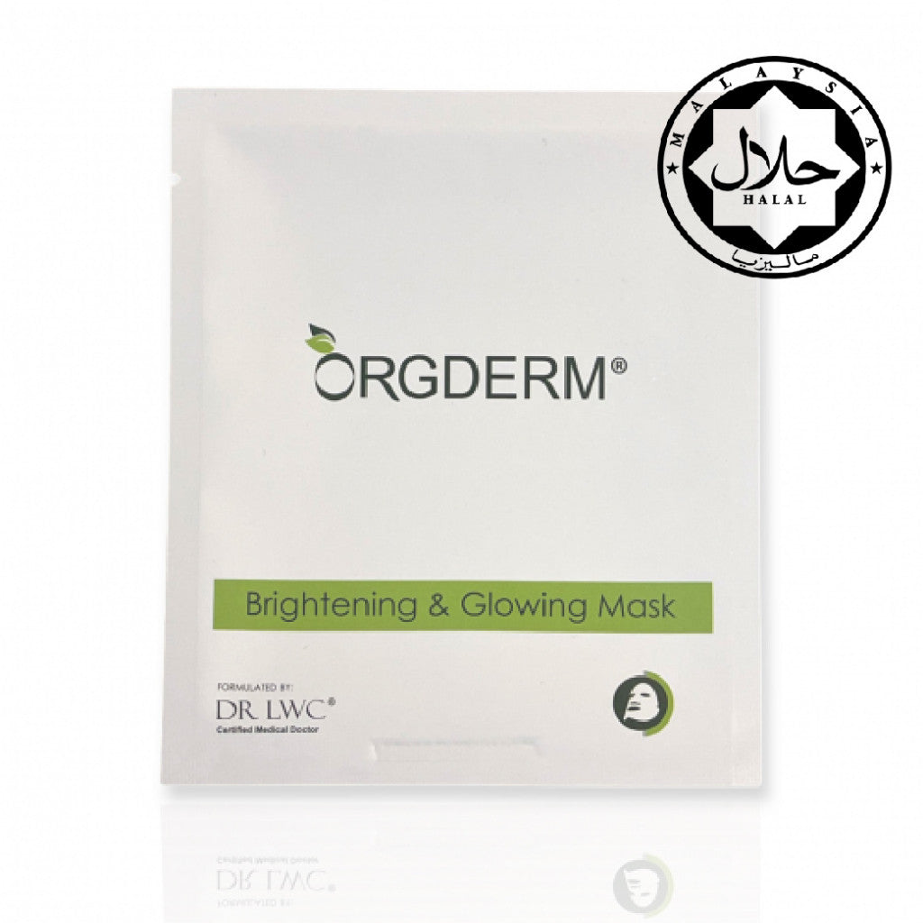 Orgderm® Brightening & Glowing Mask 1' Sheet