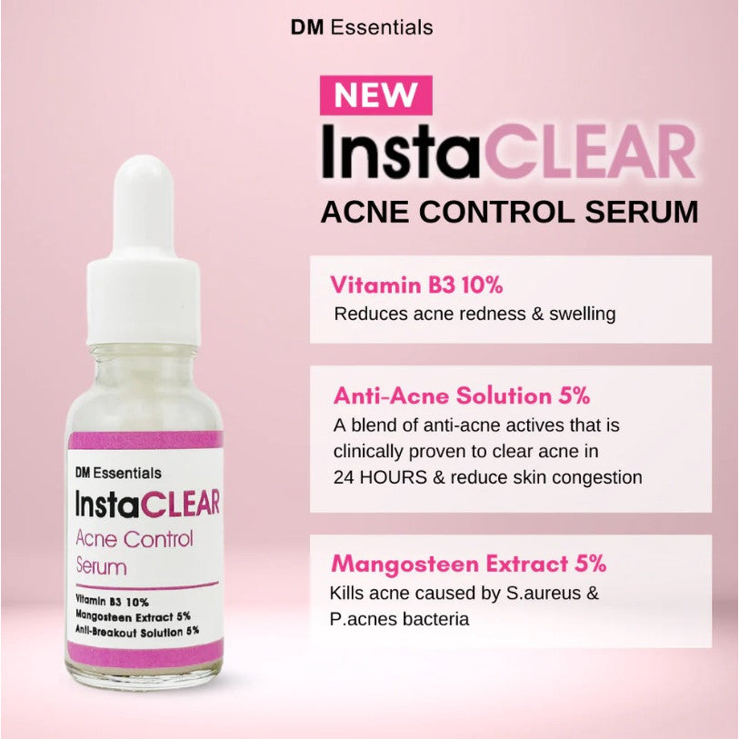 DM Essentials InstaCLEAR Acne Control Serum 20ML