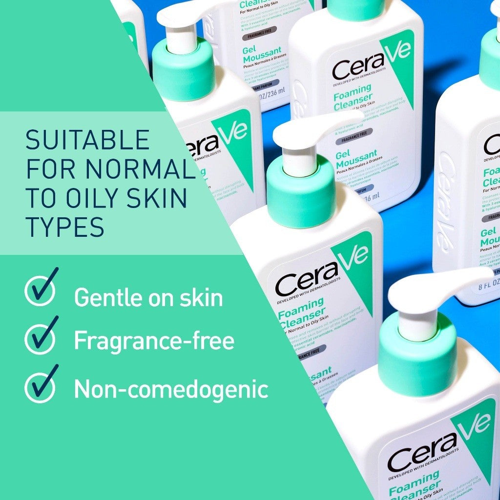 CeraVe Foaming Cleanser for Oily Skin 473ML