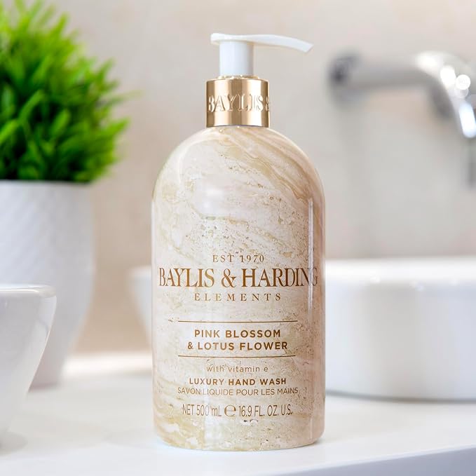 Baylis & Harding Elements Pink Blossom & Lotus Flower Luxury Hand Wash 500ML