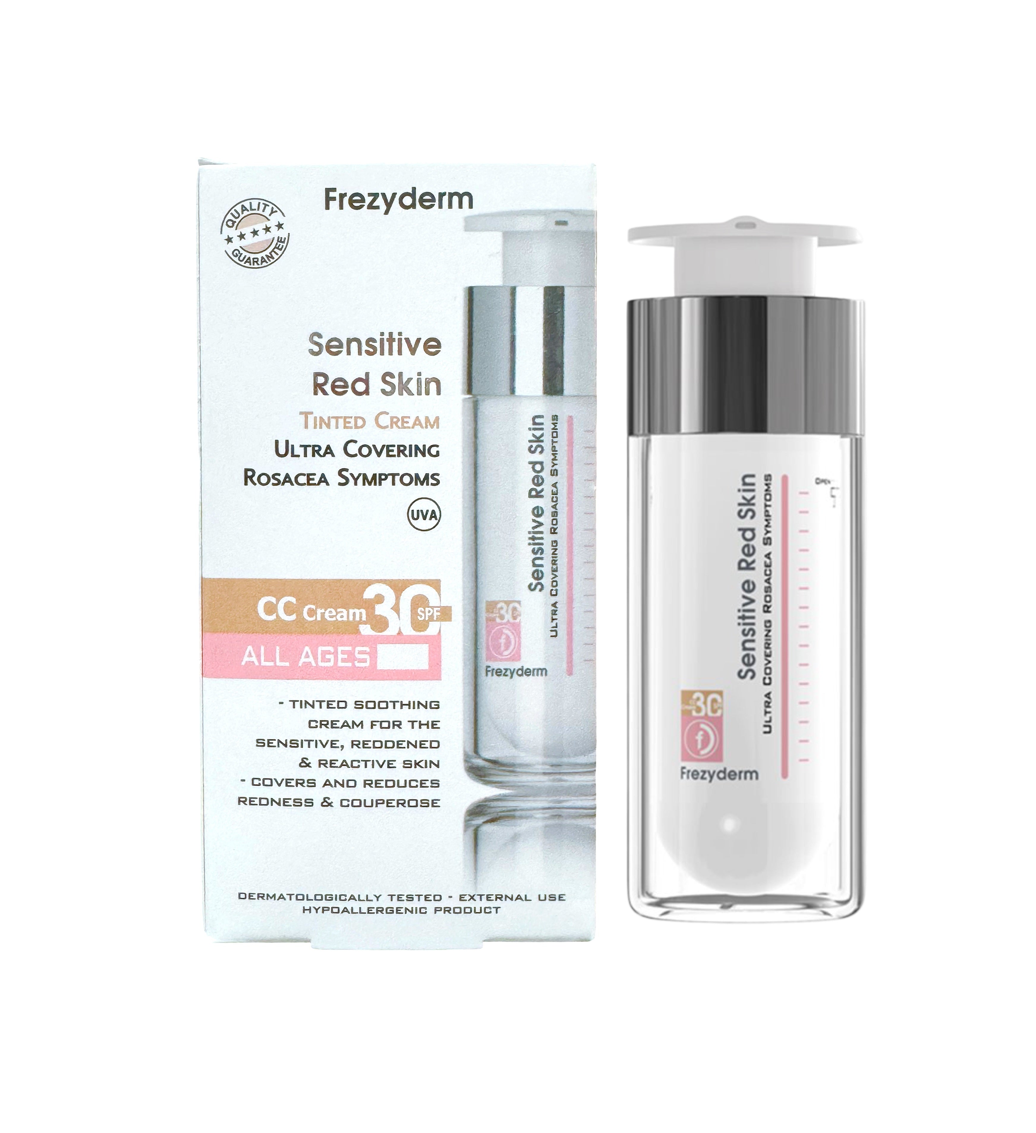 Frezyderm Sensitive Red Skin Tinted Cream CC Cream SPF30 (30ML)