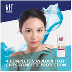 TDF Blu Voile Sunscreen SPF50 PA+++ 50G