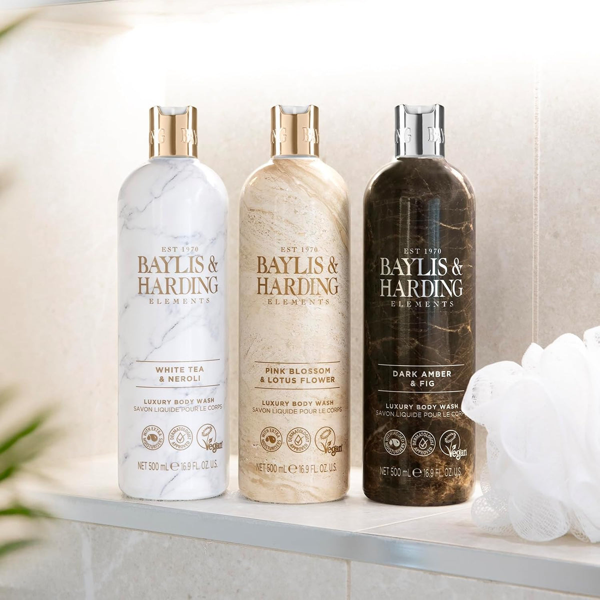 Baylis & Harding Elements White Tea & Neroli Luxury Body Wash 500ML