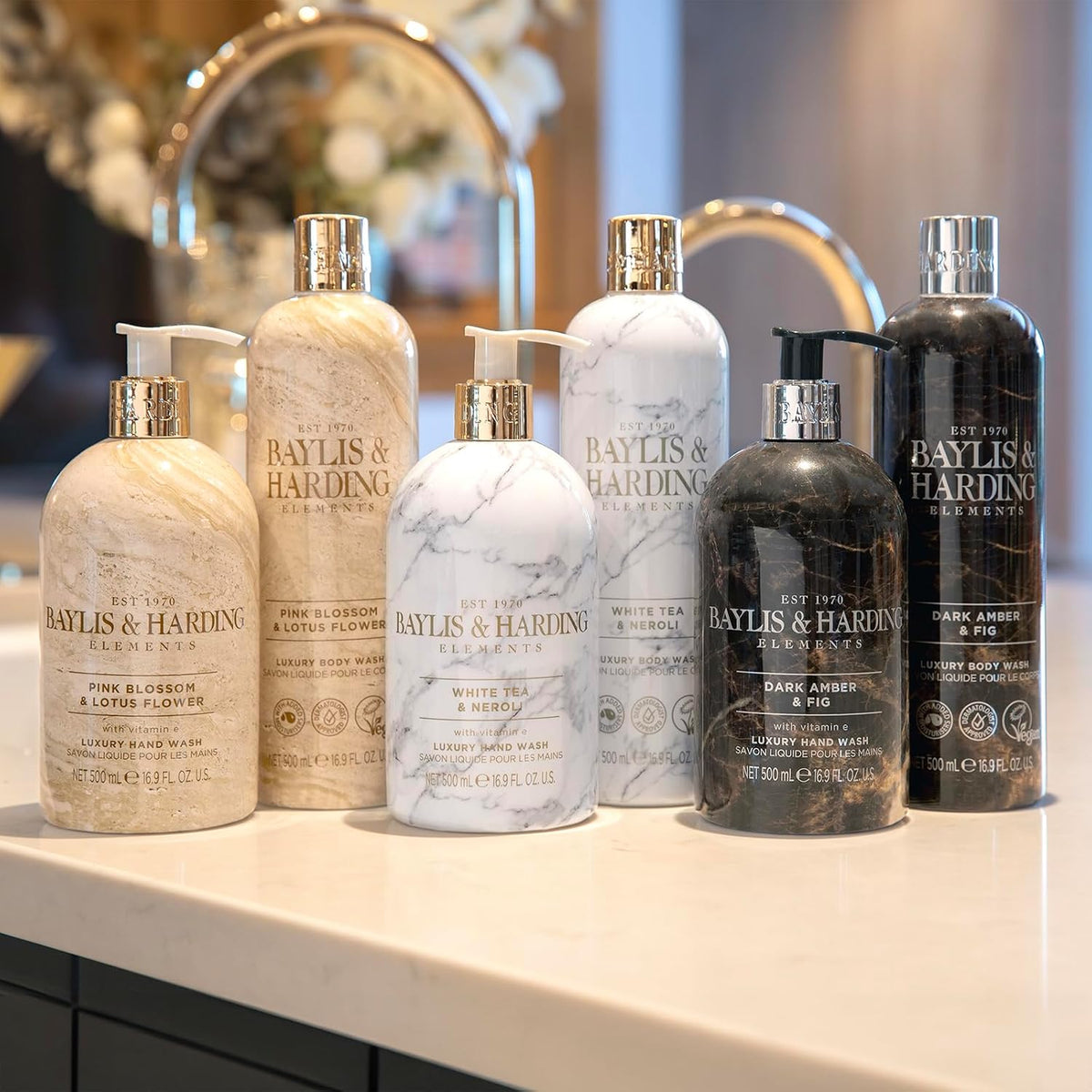 Baylis & Harding Elements White Tea & Neroli Luxury Body Wash 500ML